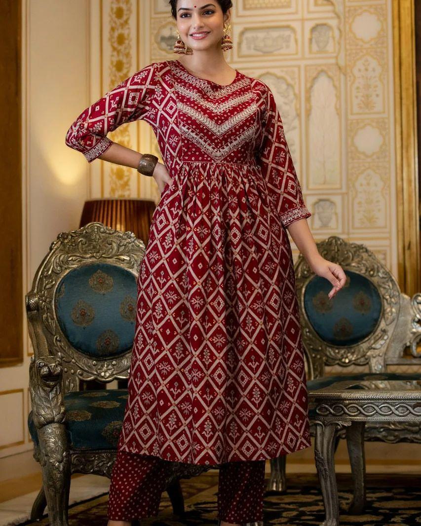 Buy Smylee Manvi Heavy Rayon Embroidery Designer Straight Cut Kurti  collection
