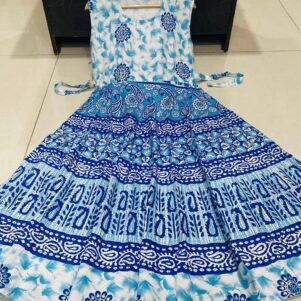 Cotton Printed jaipuri dress