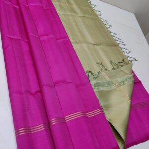 Pure handloom kanchi soft silk saree