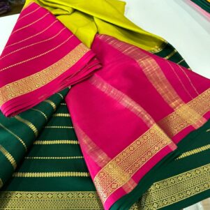 Pure Mysore silk saree