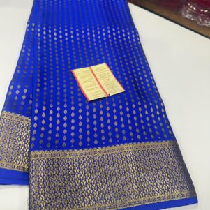 Pure Mysore silk saree - Blue