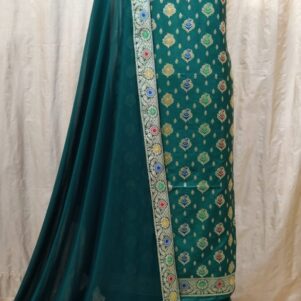 Banarasi silk salwar suit unstitched