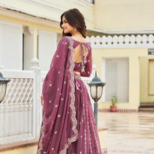 Faux Georgette lehenga