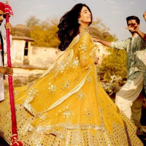 Georgette lehenga