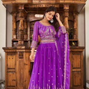 Fox georgette lehenga