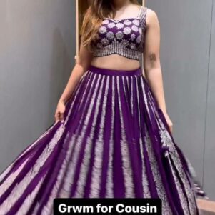 Faux georgette lehenga