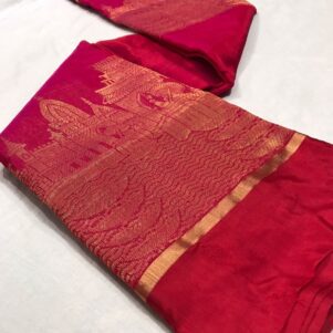 Pattu silk handborder saree