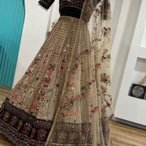 Kasturi silk lehenga