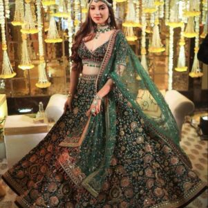 Faux georgette lehenga