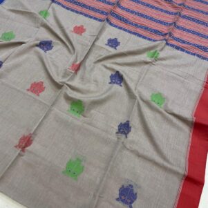 khadi print saree