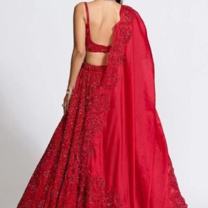 Silk Embellished Lehenga