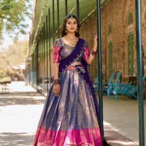 Kanjivaram silk Lehenga