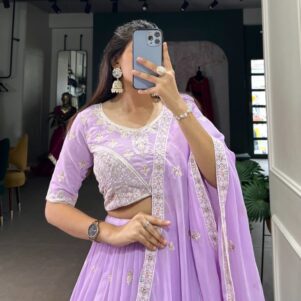 Georgette lehenga