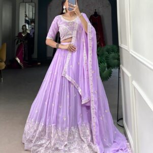 Georgette lehenga