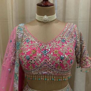 Fox georgette lehenga