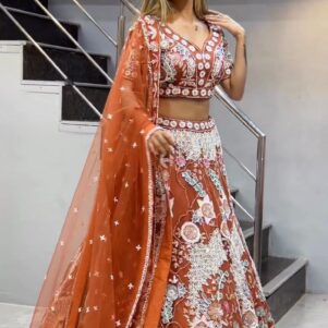 Sequins Embroidered lehenga