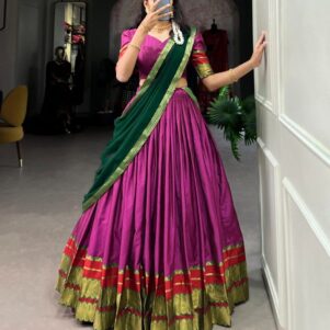 Poly cotton lehenga