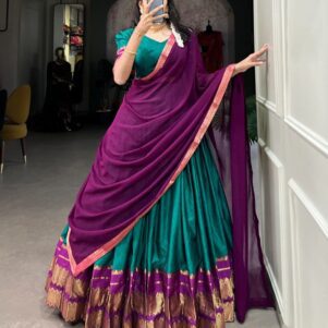 Poly cotton lehenga