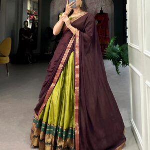 Poly cotton lehenga