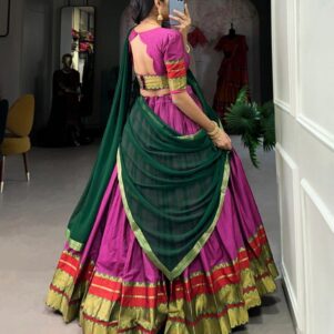 Poly cotton lehenga