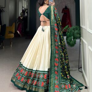 Tussar Silk lehenga