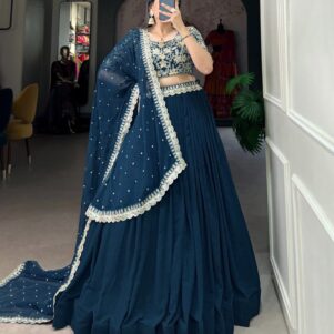 Fox Georgette lehenga