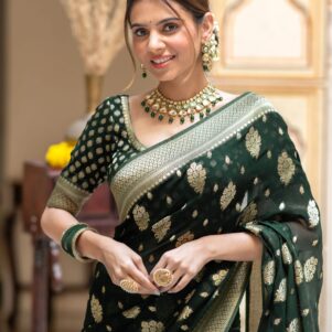 Banarasi semi georgette saree