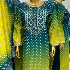 Pure chinnon silk set