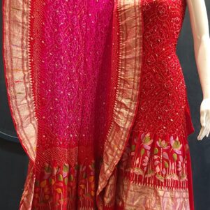 Banarasi georgette suit piece