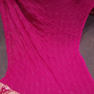 banarasi georgette real zari saree