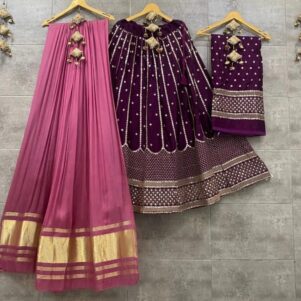 Georgette sequence lehenga