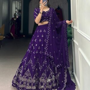 Georgette lehenga