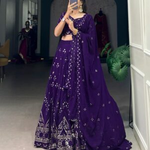 Georgette lehenga