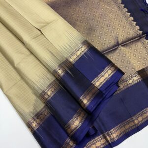 Silk Saree With Rettapet Border